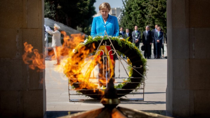 Bundeskanzlerin Angela Merkel besucht Aserbaidschan