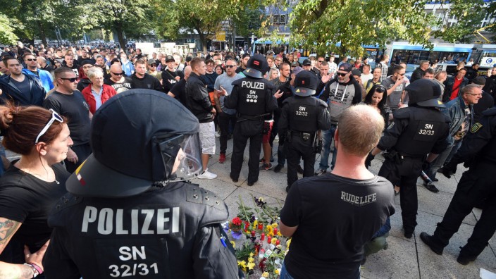 Ermittlungen nach spontaner Demo in Chemnitz