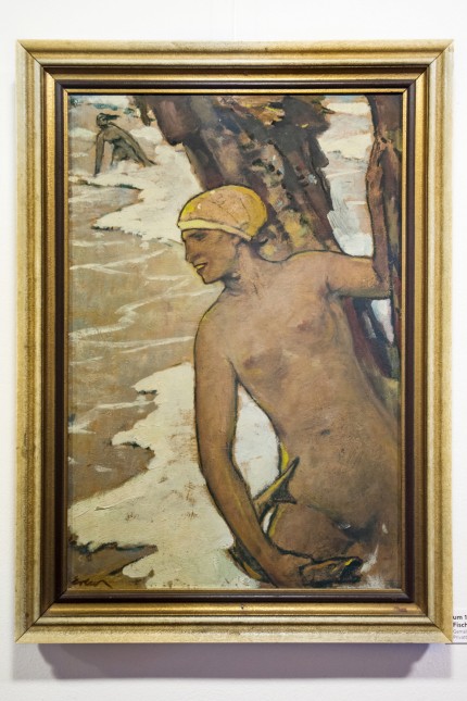 Ausstellung: Fritz Erlers Bild "Fischermädchen" von 1920.