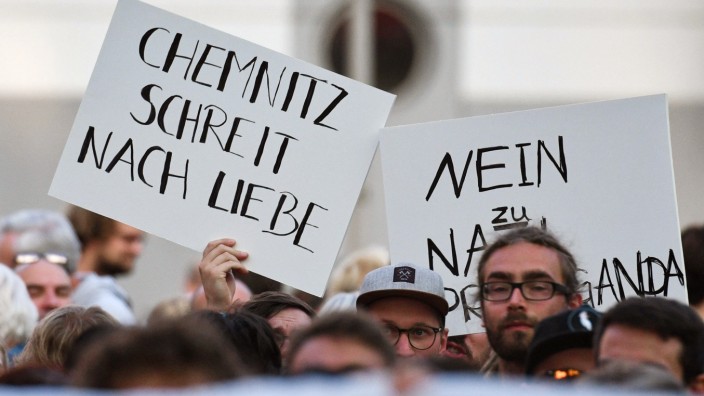 Proteste nach Chemnitz