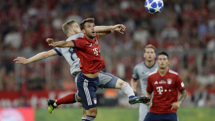 FC Bayern: Juan Bernat beim Abschiedsspiel für Bastian Schweinsteiger.