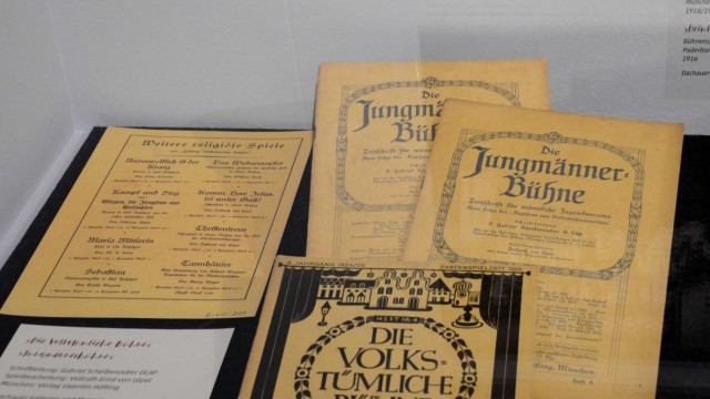 Jugendarbeit in den Zwanzigerjahren: Hefte wie "Die Jungmänner-Bühne" lieferten erbauliche Stücke.