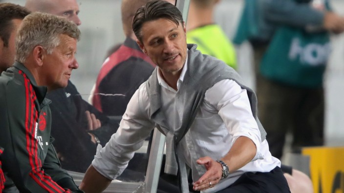 FC Bayern: Trainer Niko Kovac 2018 beim Bundesliga-Spiel gegen den VfB Stuttgart