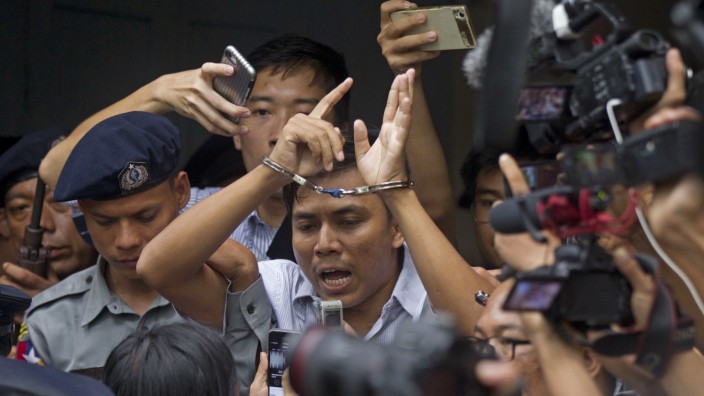 Reuters-Journalisten in Myanmar zu Haft verurteilt