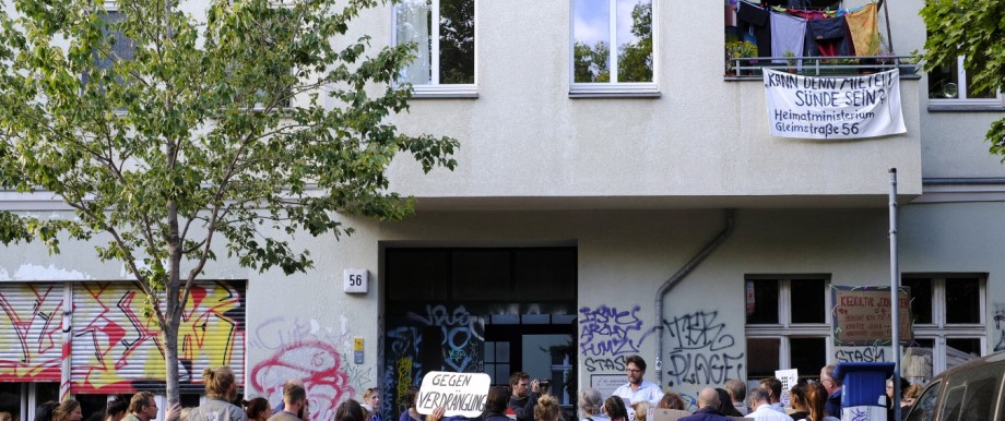 Proteste in Berlin gegen Mieterhöhungen