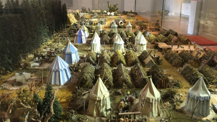 Wallensteins Lager als Modell im Museum Zirndorf