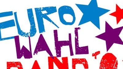 Jugend und Europawahl: Unter diesem Logo sollen die Wahlgangster Erst- und Jungwähler für EU-Politik begeistern.