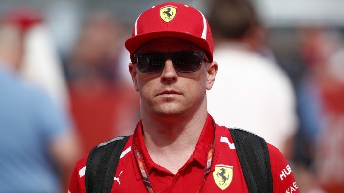 Ferrari-Pilot Kimi Räikkönen 2018 beim Großen Preis von Spanien