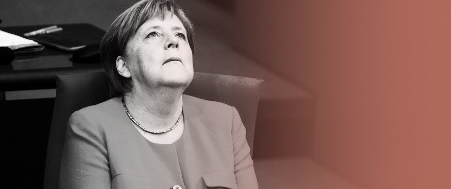 Bundeskanzlerin Angela Merkel im Deutschen Bundestag