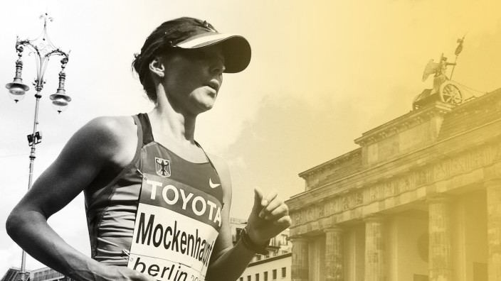 Sabrina Mockenhaupt: Sabrina Mockenhaupt ist schon lange dabei: Hier läuft sie beim Marathon der Leichtathletik-Weltmeisterschaften im Jahr 2009 in Berlin.