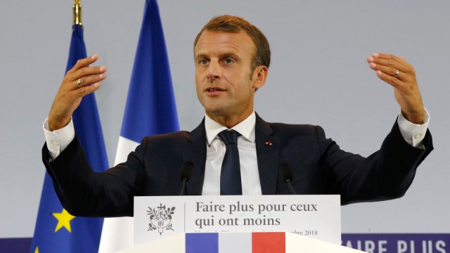Frankreich: Kündigt einen milliardenschweren Plan gegen die Armut in Frankreich an: Präsident Emmanuel Macron.