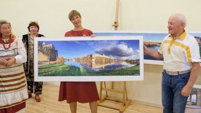 Estland: Ein Bild von einer Stadt: Die estnische Präsidentin Kersti Kaljulaid hat Narva für sich entdeckt.