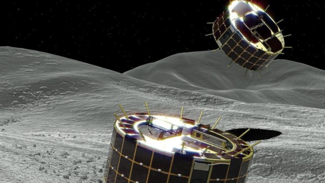 Roboter-Kundschafter von Raumsonde landen auf Asteroiden