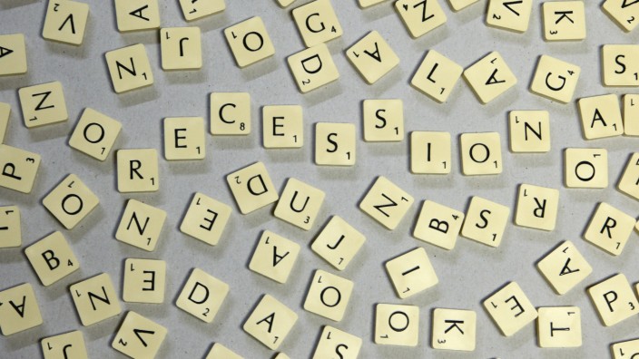 FILE PHOTO: Letters from a scrabble game are seen in this illustration picture in Ljubljana