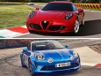 Autotest Alfa Romeo 4c gegen Alpine A110