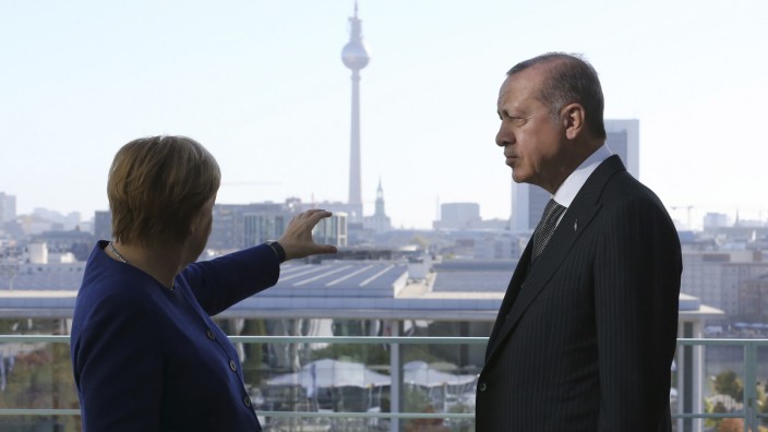EU und Türkei: Kanzlerin Merkel und Präsident Erdoğan trafen sich am Samstagmorgen zu einem Arbeitsfrühstück.