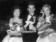 Gina Lollobrigida, Horst Buchholz und Maria Schell, 1958