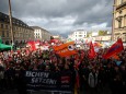 Abschlusskundgebung der Demonstration "Jetzt gilt's" am Odeonsplatz in München