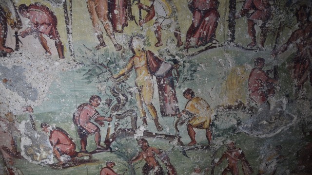 Archäologie: Die Illustrationen zeigen etliche Szenen aus der antiken Stadt.