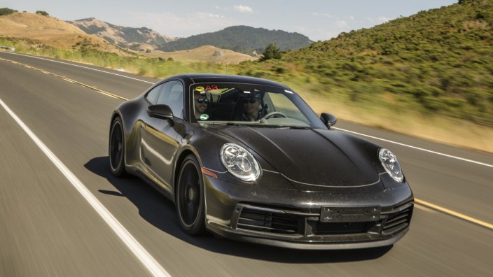 Erste Eindrücke: Preview in Kalifornien: Der neue Porsche 911 auf den Straßen im Hinterland von San Francisco.
