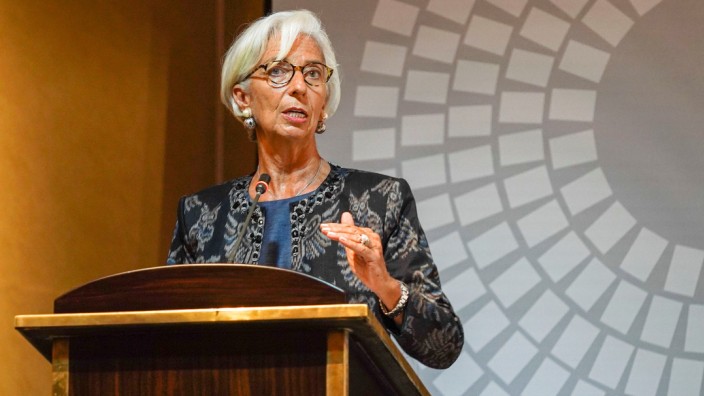 IWF-Chefin Lagarde auf Bali