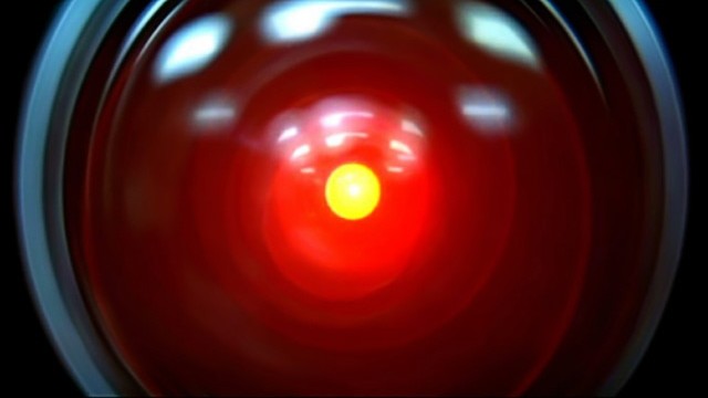 KI-Debatte: Bedrohlich: das Kameraauge des Supercomputers HAL 9000 aus dem Film 2001: Odyssee im Weltraum von Stanley Kubrick