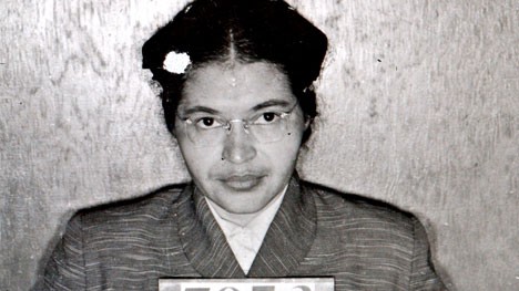 Zum Tode von Rosa Parks: Das Foto des Sheriff- Departments von Montgomery vom 22. Februar 1956.