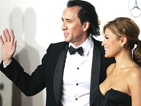 Verleihung der Goldene Kamera, Berlin, Nicolas Cage, Eva Mendes