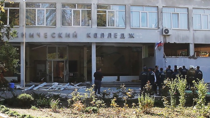 Explosion an einer Berufsschule auf der Krim