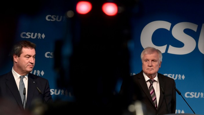 Nach der Landtagswahl in Bayern - CSU