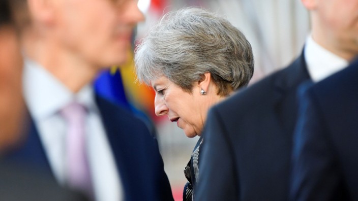 Theresa May auf dem EU-Gipfel 2018