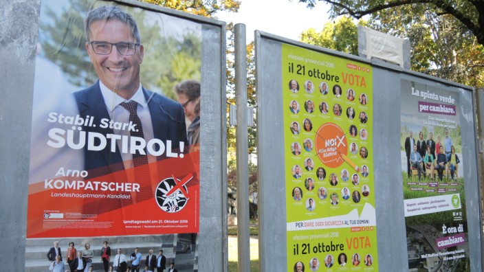 Landtagswahlkampf in Südtirol