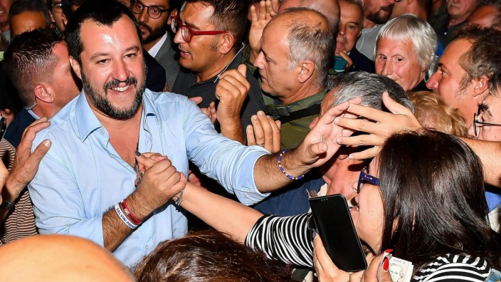 Matteo Salvini 2018 in Genua