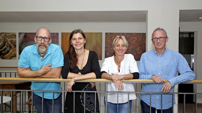 Einfach leben: Das Quartett bildet den Vorstand des neuen Vereins (v. li.): Thorsten Thane (Vorsitzender), Natascha Haase, Silke Kuhl und Uwe Christof.