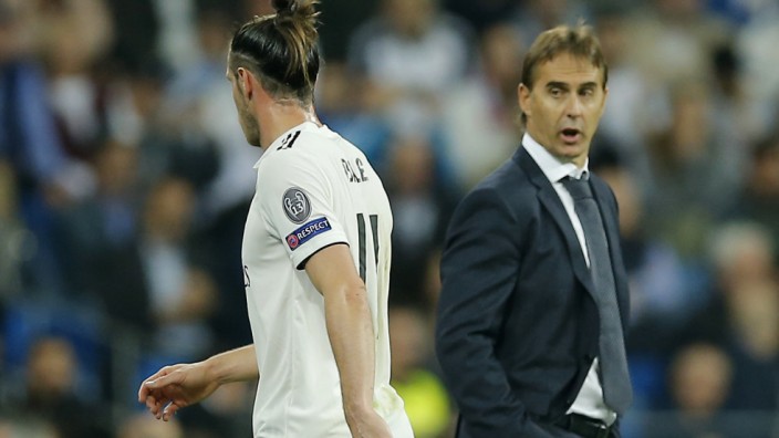 Real Madrid im Clásico: Nur vier Tore in elf Pflichtspielen: Würde der Waliser Gareth Bale (links) häufiger treffen, hätte Reals Coach Lopetegui einige Probleme weniger.