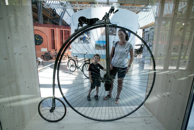 Sonderausstellung Balanceakte - 200 Jahre Radfahren im Verkehrszentrum des Deutschen Museums Am Bavariapark 5