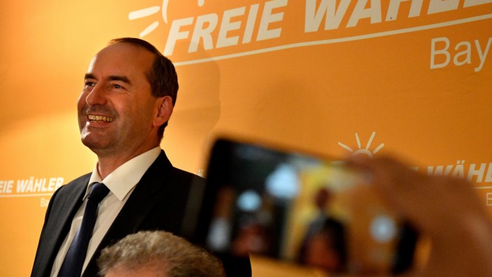 Hubert Aiwanger auf dem Landesparteitag der Freien Wähler in Regensburg