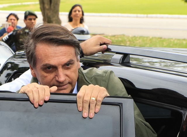 EUROPEAN BEST PICTURES OF THE DAY, 28TH OCTOBER - Brazilian Presidential Candidate Jair Bolsonaro Votes In Country's Election