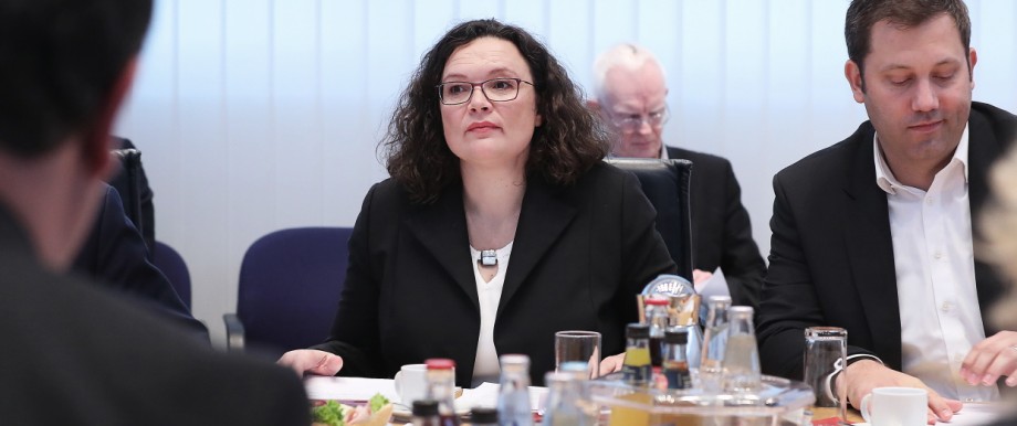SPD-Vorsitzende Andrea Nahles