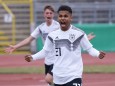 Ulm Fußball U 16 Länderspiel Deutschland vs Italien von vorne Karim Adeyemi GER Marvin; Adeyemi