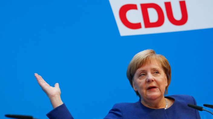 Bundeskanzlerin Angela Merkel (CDU) in Berlin