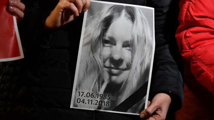 Ukraine: Jekaterina Gandsjuk starb nach einem Säureanschlag in einem Krankenhaus in Kiew.