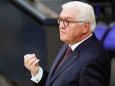 German President Frank-Walter Steinmeier gives a commemorative speech at Berlin's Reichstag to mark the 100th anniversary of the Weimar Republic, in Berlin