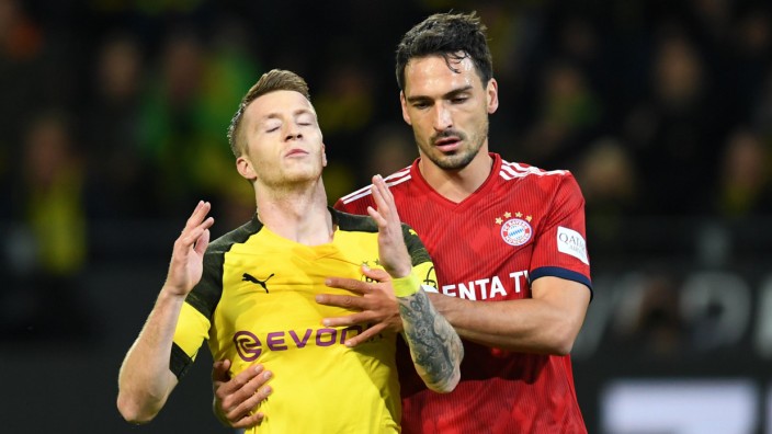 Borussia Dortmund: Bald wieder im selben Team? Bayerns Mats Hummels (r.) und BVB-Profi Marco Reus.