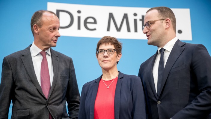 Kandidaten für den CDU Bundesvorsitz