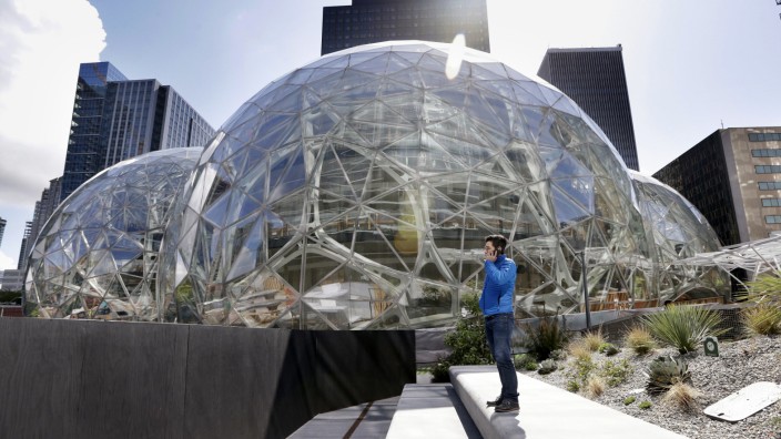 Amazon: Amazon-Campus in Seattle: Der Internetkonzern wird demnächst eine zweite Firmenzentrale an der Ostküste bauen.