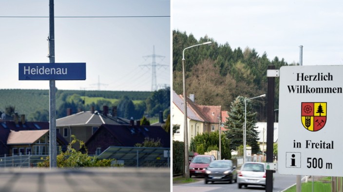 Rechtsextremismus in Sachsen: Heidenau und Freital: beide Städte liegen in Sachsen, nur 20 Kilometer voneinander entfernt.