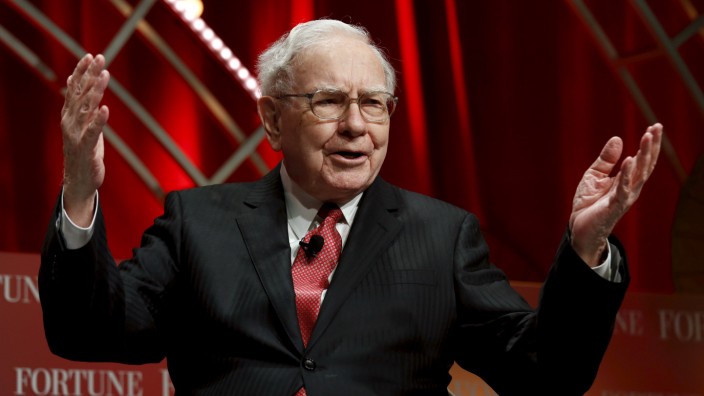 Buffett, chairman and CEO of Berkshire Hathaway, speaks at the Fortune's Most Powerful Women's Summit in Washington