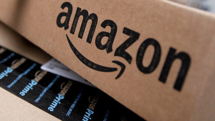 Amazon-Pakete vor der Auslieferung
