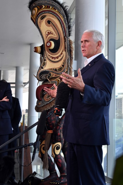 Diplomatie: US-Vizepräsident Mike Pence vertrat Donald Trump in Papua-Neuguinea.